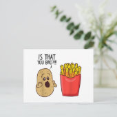 ポテトフライは君がポテトを食べおもしろいる事だ ポストカード (スタンド正面)