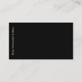 ポテトフライ 名刺 (裏面)