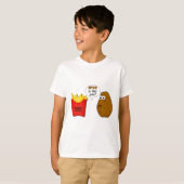 ポテトフランスのフライか? Tシャツ (正面フル)