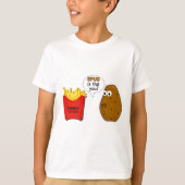 ポテトフランスのフライか? Tシャツ (正面)