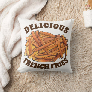 ポテトフランスのフライ揚げジャンクフード クッション