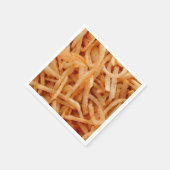 ポテトフランスのフライ スタンダードカクテルナプキン (角)