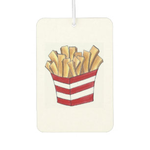 ポテトフランスのポテトを揚げるファストフードグルメフライ カーエアーフレッシュナー