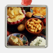 ポテトフード メタルオーナメント (正面)