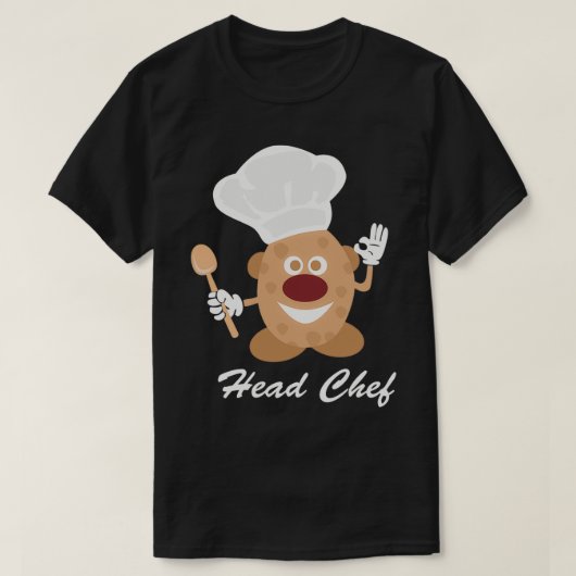 ポテトヘッドシェフ Tシャツ (デザイン正面)