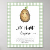ポテトベイビーシャワー – 深夜おむつゲーム ポスター (正面)