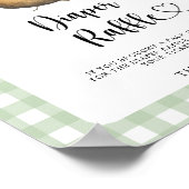 ポテトベビーシャワー – おむつラッフル ポスター (角)