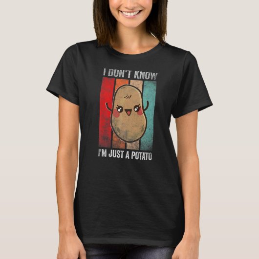 ポテトポテトのベジタリアン Tシャツ (正面)