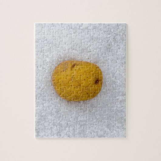 ポテトマクロを塩で背景 ジグソーパズル (縦)