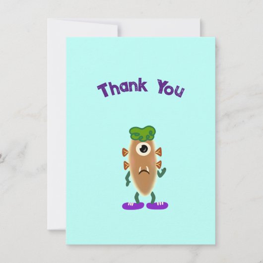 ポテトモンスター サンキューカード (正面)