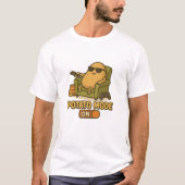 ポテトモード - 怠惰な人生が始まる Tシャツ (正面)