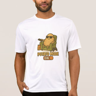 ポテトモード - 怠惰な人生が始まる Tシャツ