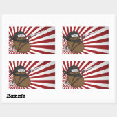 ポテト忍者 長方形シール (シート)