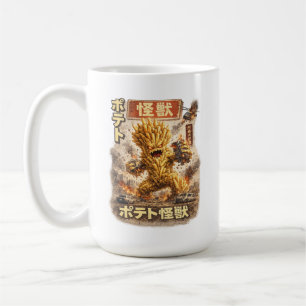 ポテト怪獣 - レトロな日本怪獣ポスター コーヒーマグカップ