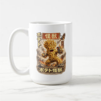 ポテト怪獣 - レトロな日本怪獣ポスター コーヒーマグカップ