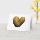 ポテト愛 カード (黄色い花)