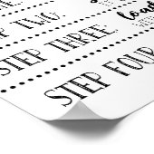 ポテト焼いたバー標識、積載ポテトバー ポスター (角)