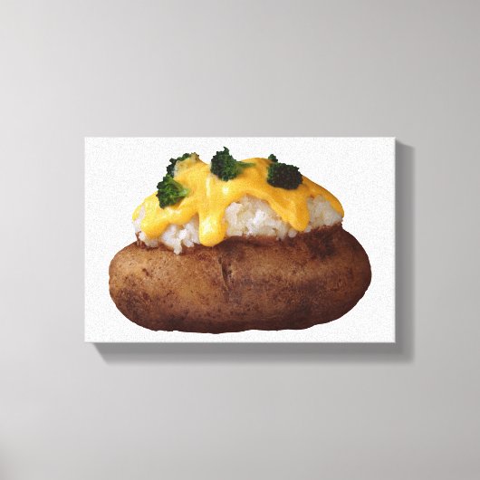 ポテト焼いた キャンバスプリント (正面)