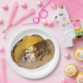 ポテト焼いた ペーパープレート (パーティー)