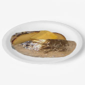 ポテト焼いた ペーパープレート (アングル)