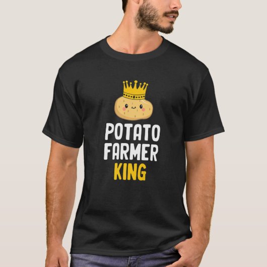 ポテト農家ポテトベジタブルキングファームオーナー Tシャツ (正面)
