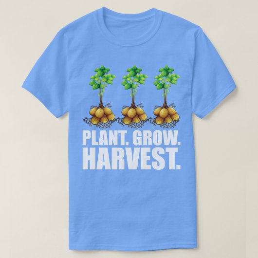 ポテト農家植物の収穫w tシャツ (デザイン正面)