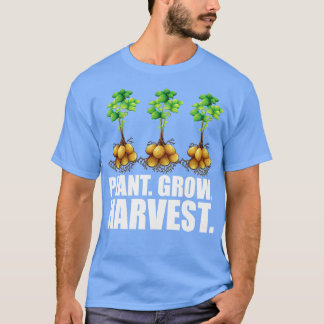 ポテト農家植物の収穫w tシャツ