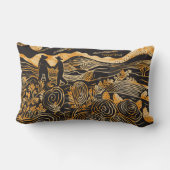 ポテト農家装飾用クッション ランバークッション (裏面)