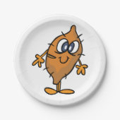 ポテト顔 ペーパープレート (正面)