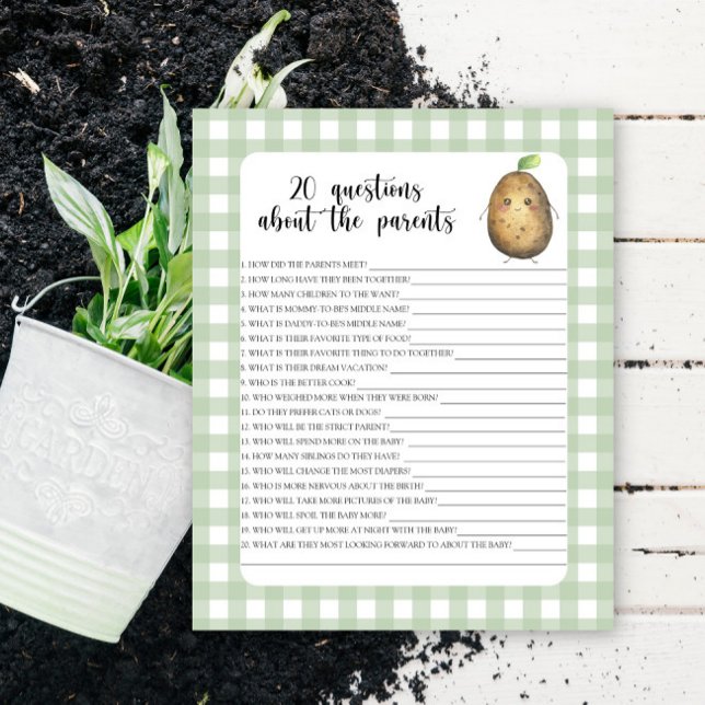 ポテト – ゲーム – 親に関する20の質問 (クリエイターアップロード済み)