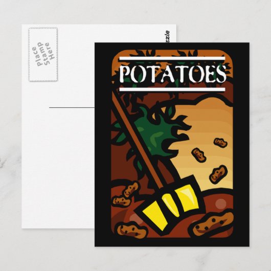 ポテト ポストカード (正面/裏面)