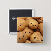 ポテト 缶バッジ (正面&裏面)