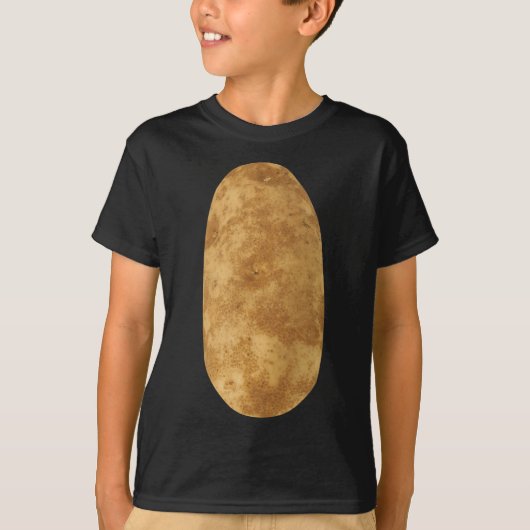 ポテト – mmmmmmポテトハロウィーンの衣装 tシャツ (正面)