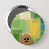 ポテト! Vegetaボタン 缶バッジ (正面&裏面)