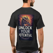 ポテンシャルを解き放て ドラゴン Tシャツ (裏面)