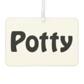 ポテ カーエアーフレッシュナー (裏面)