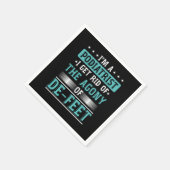 ポディタリー学生メディカルポディテールギフトIm A Podia スタンダードカクテルナプキン (角)