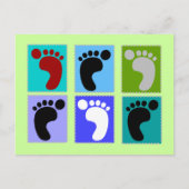 ポディトリストギフトポパートデザインの足 ポストカード (正面)