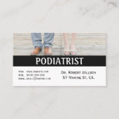 ポディトリストメディカルアポイントメント名刺 予約カード (正面)