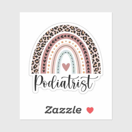 ポディトリストレインボーおもしろいポディトリストギフト シール (シート)