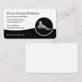 ポディトリスト足とアンキービジネスカード 名刺 (正面/裏面)