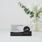 ポディトリスト足とアンクルドクター 名刺 (スタンド正面)