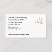 ポディトリスト足とアンクルドクター 名刺 (正面)