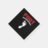 ポディトリスト足ドクターポディトラシドクター足Wh スタンダードカクテルナプキン (角)