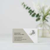 ポディトリスト足ドクターメディカルビジネスカード 名刺 (スタンド正面)