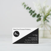 ポディトリスト足ドクターロゴ名刺 名刺 (スタンド正面)