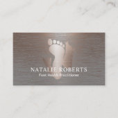 ポディトリスト足マッサージセラピーブラシ銅材 名刺 (正面)