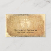 ポディトリスト足気に医ヴィンテージ 名刺 (正面)