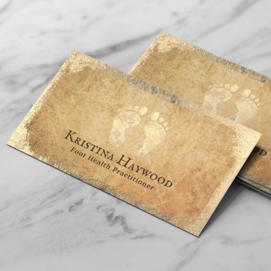 ポディトリスト足気に医ヴィンテージ 名刺