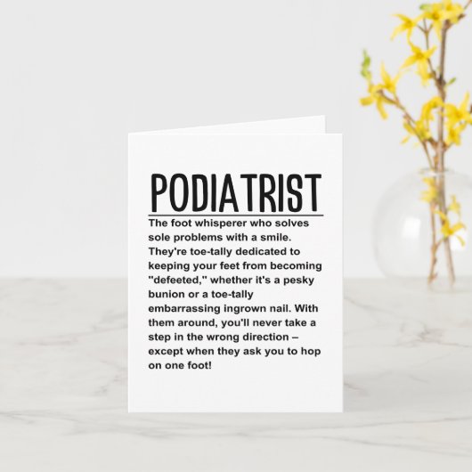 ポディトリスト カード (黄色い花)